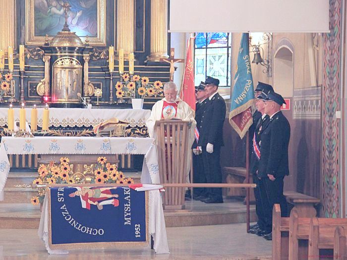 poświęcenie sztandaru osp mysłakówko