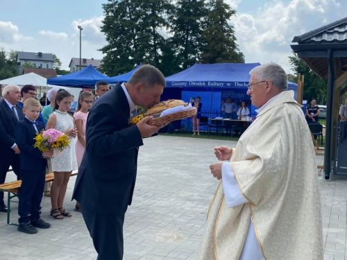 przekazanie chleba wójtowy gminy