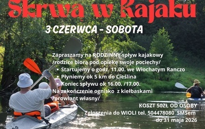 Zdjęcie do Skrwa w Kajaku