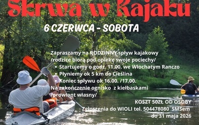 Zdjęcie do Skrwą w Kajaku
