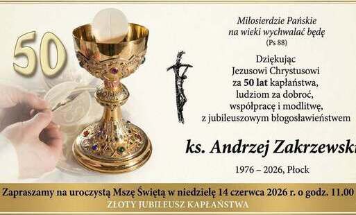 Zdjęcie do Złoty Jubileusz Kapłaństwa ks. Andrzeja Zakrzewskiego