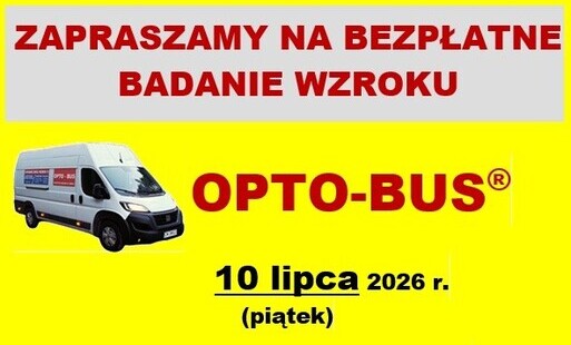Zdjęcie do Bezpłatne badanie wzroku w Tłuchowie &ndash; OPTO-BUS