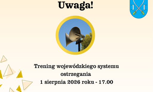 Zdjęcie do Trening wojew&oacute;dzkiego systemu ostrzegania