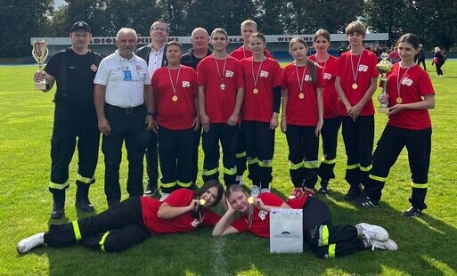 Zdjęcie do Wielkie gratulacje dla młodych strażak&oacute;w reprezentujących Gminę Tłuchowo!
