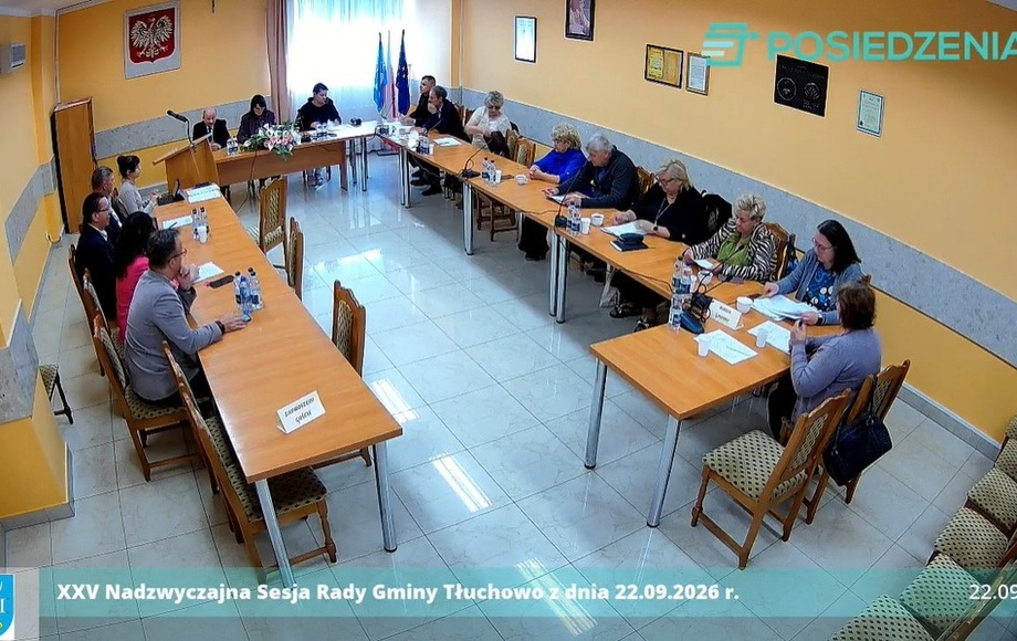 XXV Nadzwyczajna Sesja Rady Gminy Tłuchowo
