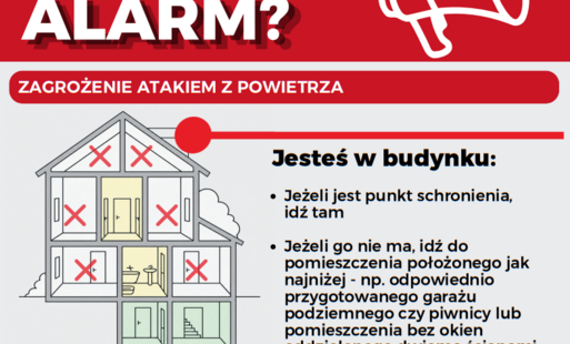 Zdjęcie do Jak reagować na wypadek alarmu o zagrożeniu atakiem z powietrza?