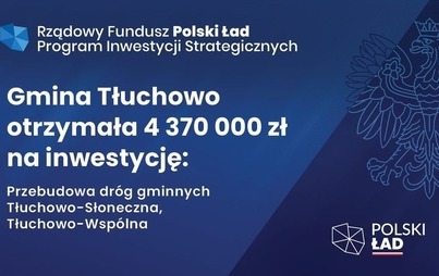 Zdjęcie do Środki na przebudowę dr&oacute;g gminnych w Tłuchowie