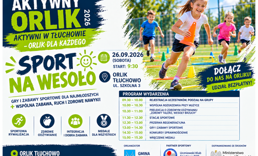 Zdjęcie do Sport na wesoło - zapraszamy na Aktywny Orlik w Tłuchowie!